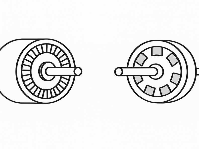 Motores de flujo axial vs. motores de flujo radial